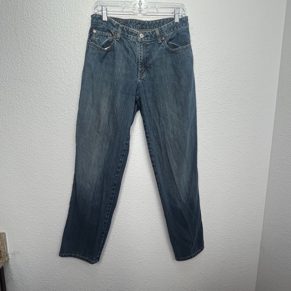 Polo Ralph Lauren Saturday Jeans Womens 8 Blue Denim‎ Cotton Logo Classic Fit